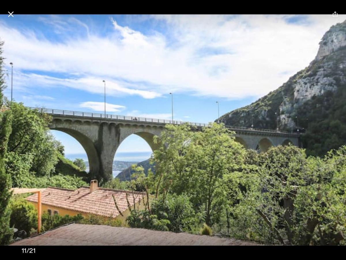 Studio Pied Village Eze - Dans Villa Recente - Parking Gratuit Екстериор снимка
